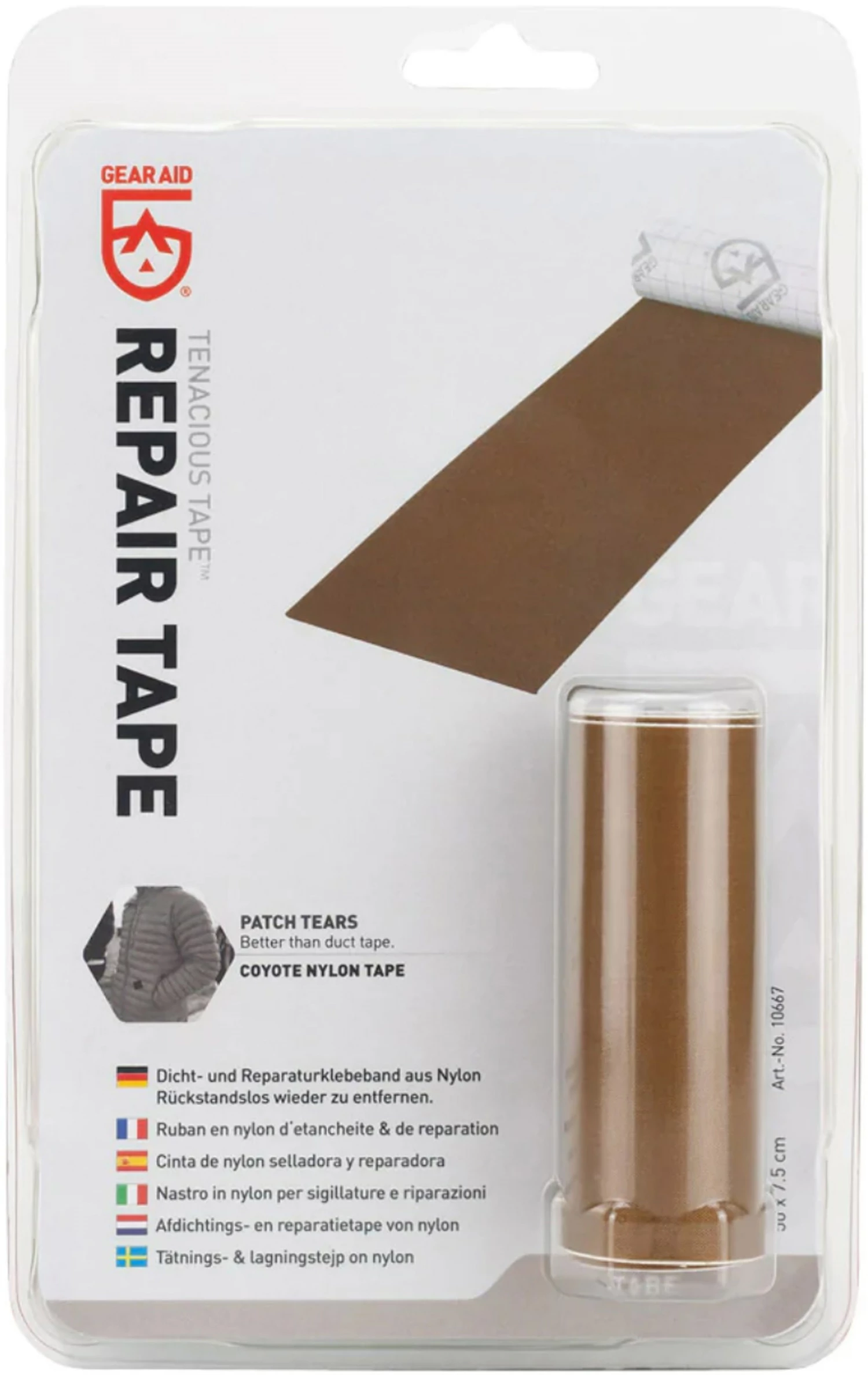 GEAR AID Tenacious™ Coyote Repair Tape 1 GEAR AID Tenacious™ Coyote Repair Tape