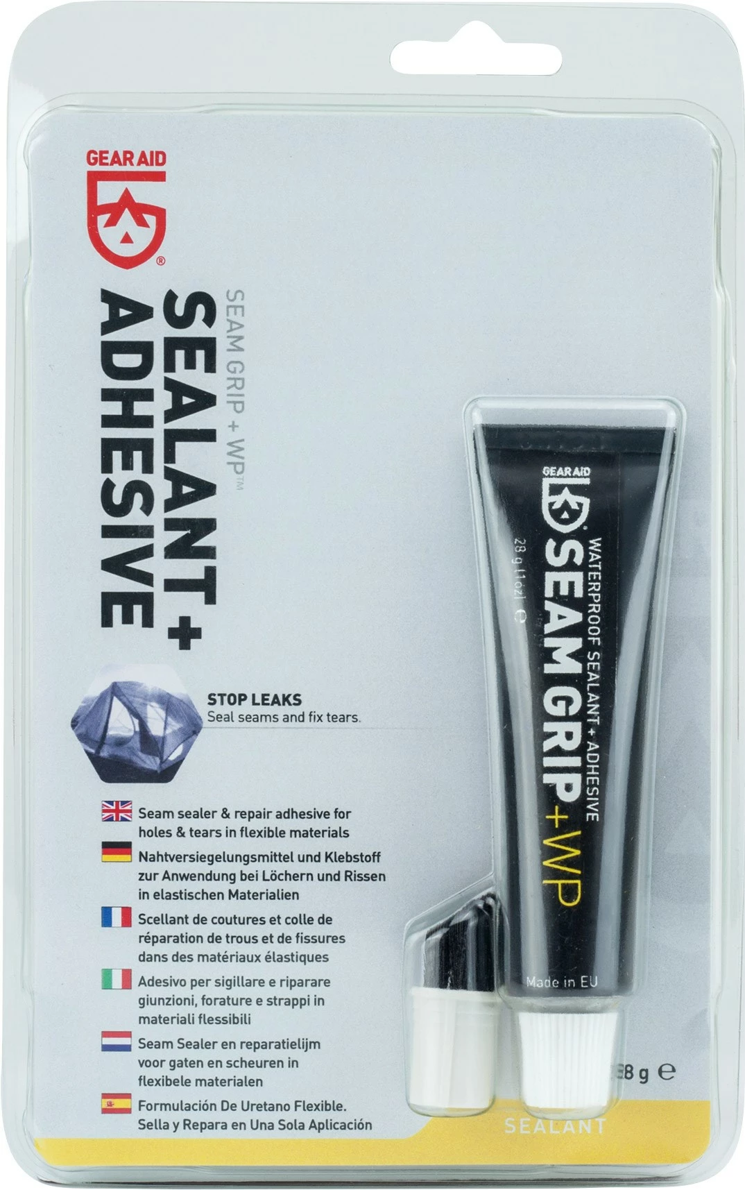 GEAR AID Seam Grip WP Waterproof Sealant & Adhesive, 28 G 1 GEAR AID Seam Grip WP Waterproof Sealant & Adhesive, 28 G