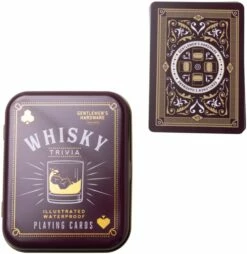 Gentlemen's Hardware Whisky Trivia Waterproof Playing Cards